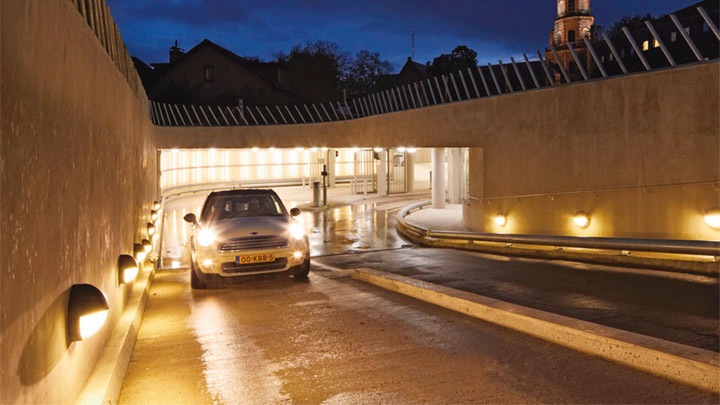 Car park entrance