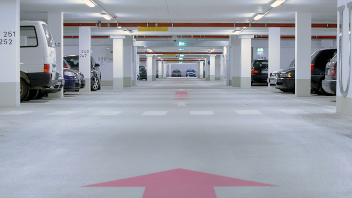 Car park floor