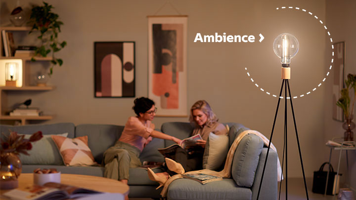Moderni koristeellinen Philips LED-lamppu korostaa kotia